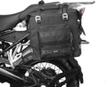Waterproof Motorcycle Saddle bag Luggage Bag Quick Release Motorcycle Side Bag 25L Fits Most Adventure and Sports Bike Motorbike Racks (Black, 1 pcs)