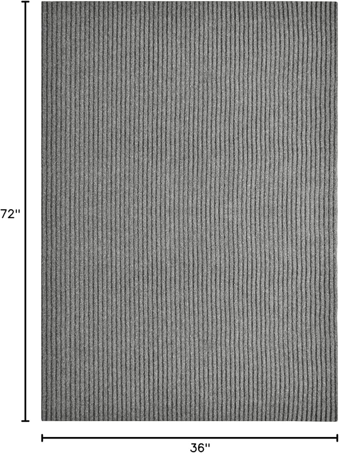 iCustomRug Spartan Weather Warrior Indoor/Outdoor Utility Ribbed Carpet Runner - Image 3