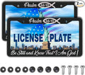 License Plate Frames Black and White License Plate Frame Psalm 46:10 Be Still by Unknown