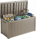 outdoor storage box,200 gallon waterproof deck box [upgraded, main product view