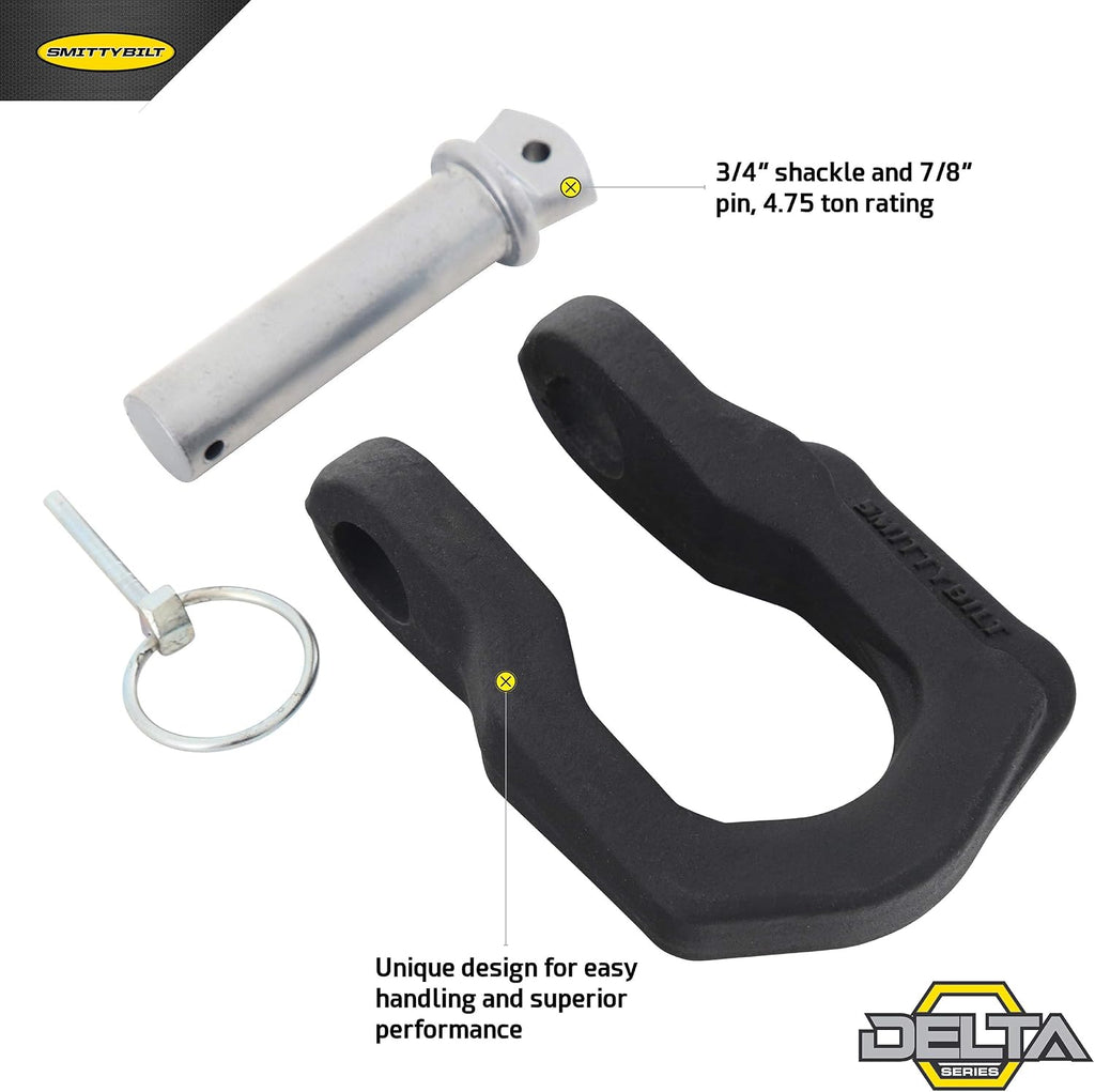 SmittyBilt Delta D-Ring – 3/4″ – 4.75 Ton Rating - SB99047