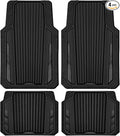 CAR PASS Heavy Duty Sporty Rubber Car Mats, Deep Dish All Weather Car Floor by CARPASS