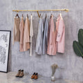 industrial pipe wall mounted clothes hanging shelves system,metal, main product view