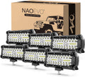 naoevo 7 inch led light bar, 720w 72,000lm, main product view