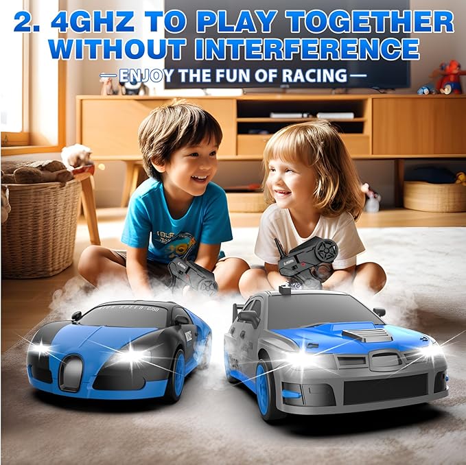 RC Drift Car, 1/24 2.4GHz 4WD Remote Control Car High Speed Drift RC Cars - Image 6