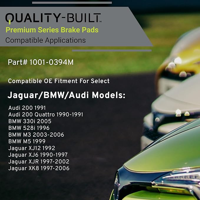 Premium Semi-Metallic Front Brake Pads Compatible - Image 3