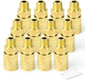 gasher 12pcs 3/8"mnpt brass industrial coupler,1/4 flow quick, main product view