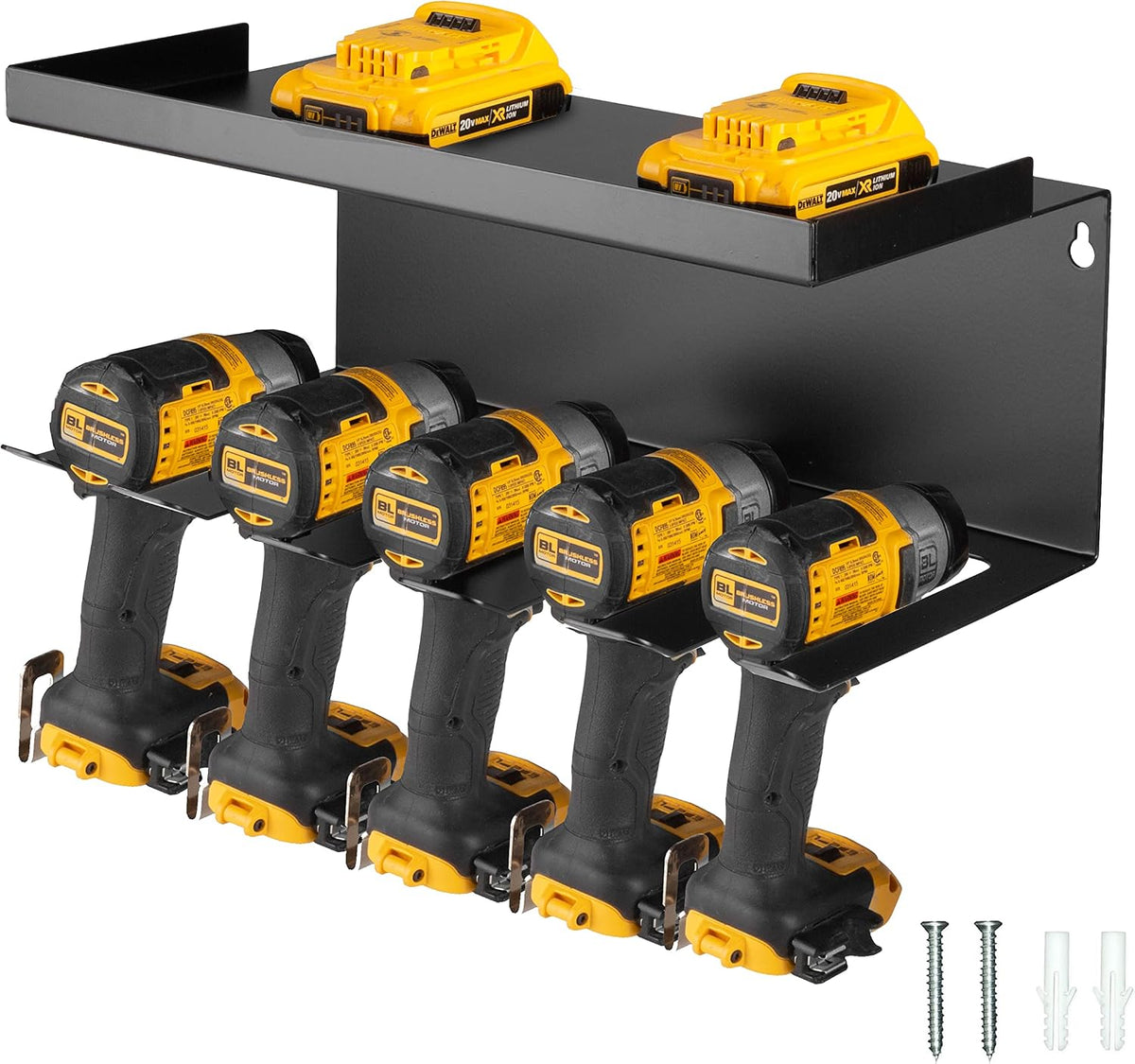Power Tool Organizer for Shop & Garage, Heavy Duty Wall Mounted Rack