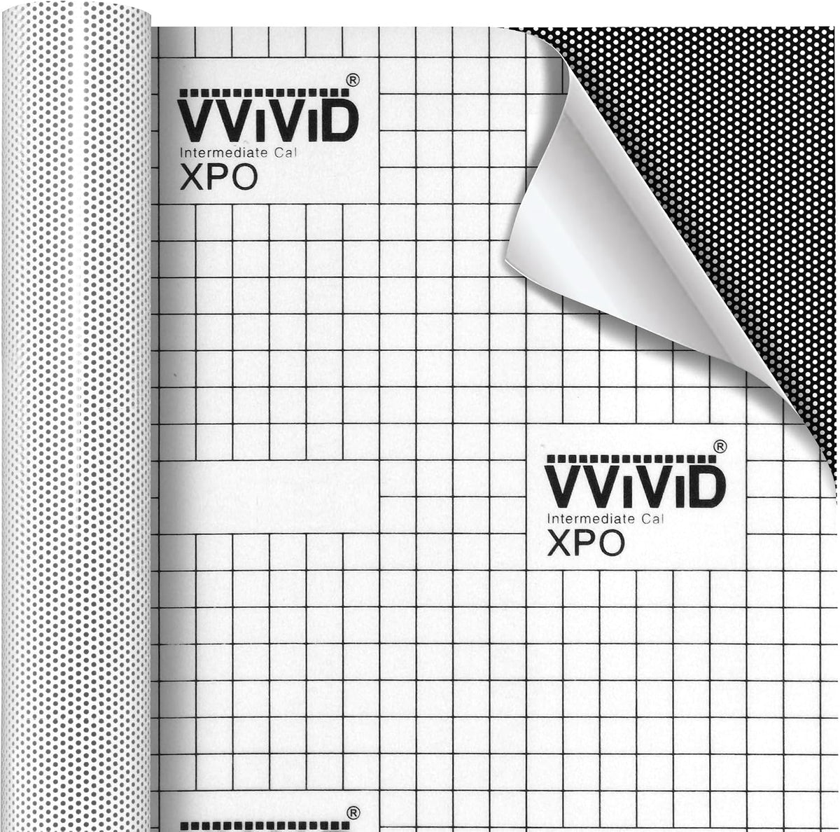 vvivid one way perforated window vinyl privacy wrap, main product view