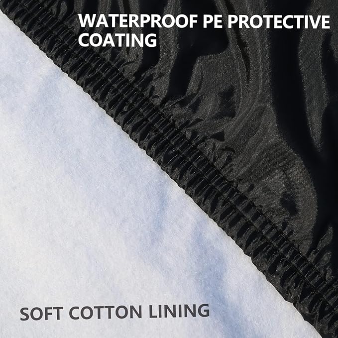 Tecoom Car Cover Waterproof All Weather, Outdoor Indoor Car Covers - Image 5