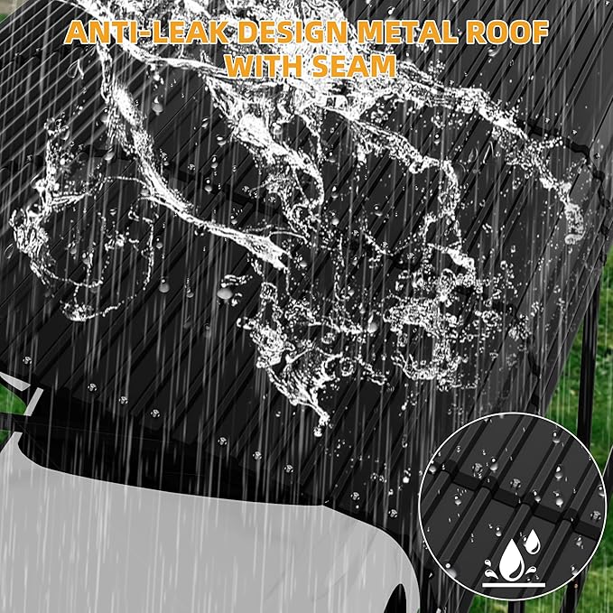 20 x 30 FT Metal Carport with Galvanized Steel Roof, Heavy Duty Metal Roof - Image 4