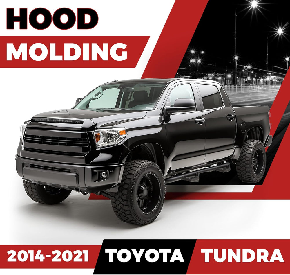 HECASA Hood Scoop Compatible with 2014-2021 Toyota Tundra Replacement for 761...