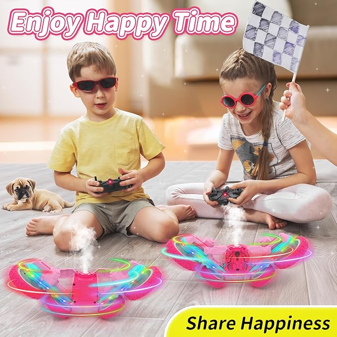 Remote Control Car for Girls, RC Cars 2.4GHz Fast RC Stunt - Image 3