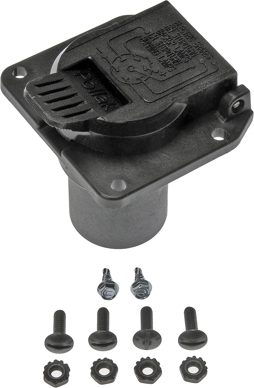 Dorman 924-308 Trailer Hitch Electrical Connector Plug Compatible with Select Ford / Lincoln / Mercury Models