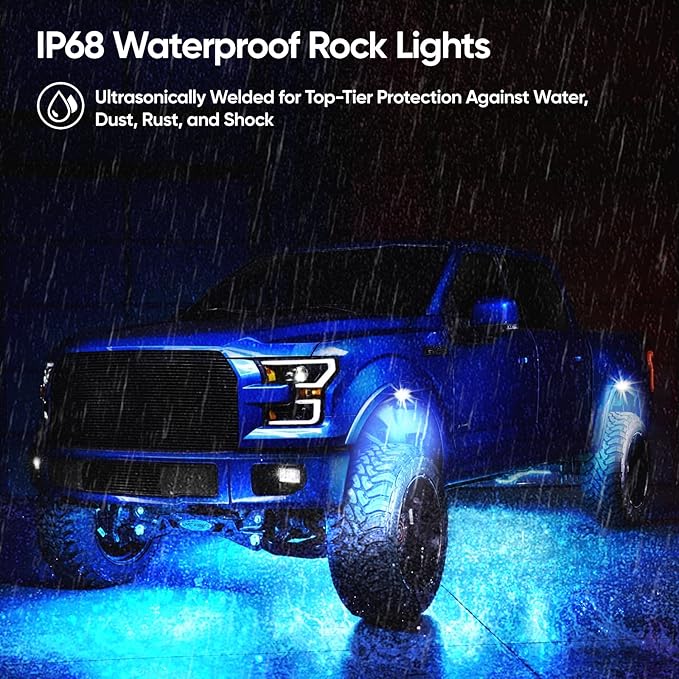 YiLaie RGB LED Rock Lights Kit 8Pods - Image 8