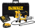 DEWALT Grease Gun Kit 20V MAX with 4.0Ah Battery and Charger, Cordless Grease Gun, LED Light, 42” Hose, 10,000 PSI, Variable Speed Triggers (DCGG571M1)