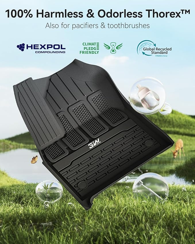 3W Floor Mats Fit for Jeep Grand Wagoneer/Grand Wagoneer L 2022 2023 2024 2025 - Image 4