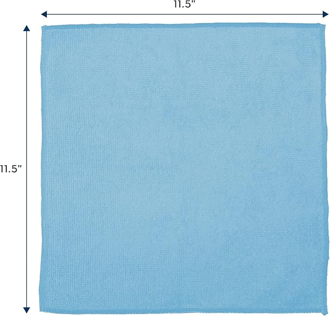 S&T INC. 100 Pack Microfiber Cleaning Cloth, Bulk Towels - Image 6