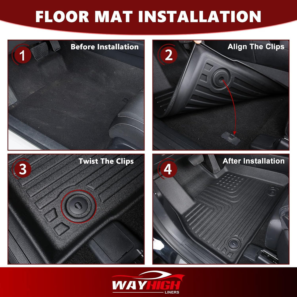 floor mats & cargo liner for 2025 2026, package contents