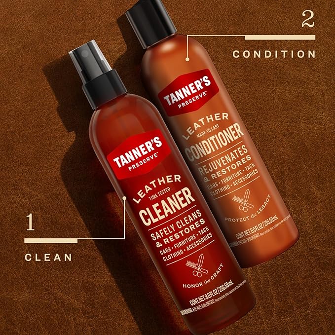 Tanner's Preserve Leather Cleaner, Cleans & Restores Finished Leather, Use - Image 6