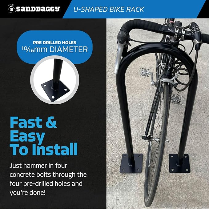 Sandbaggy U Shaped Bike Rack - Image 8