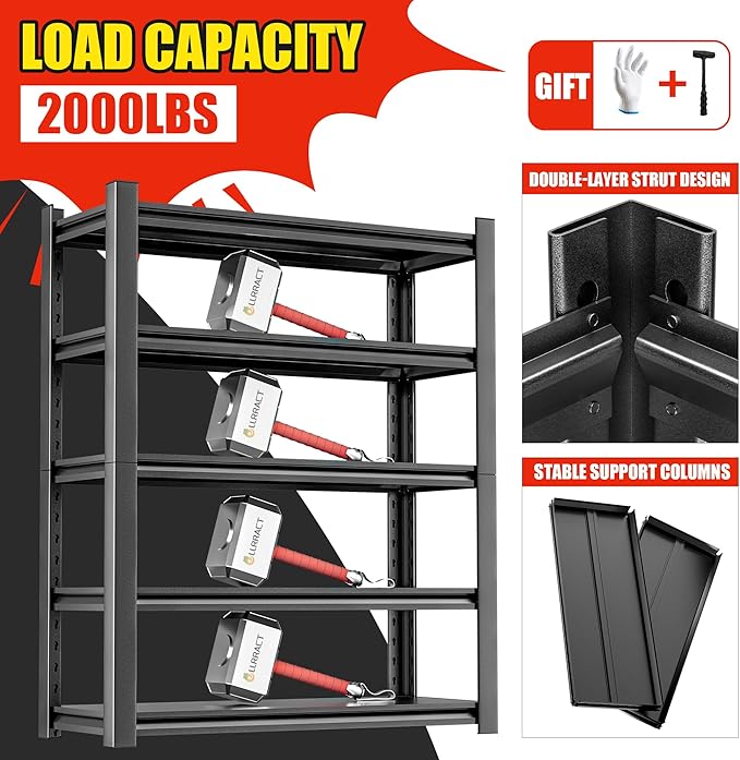 Storage Shelves Garage Shelving Heavy Duty - Image 6