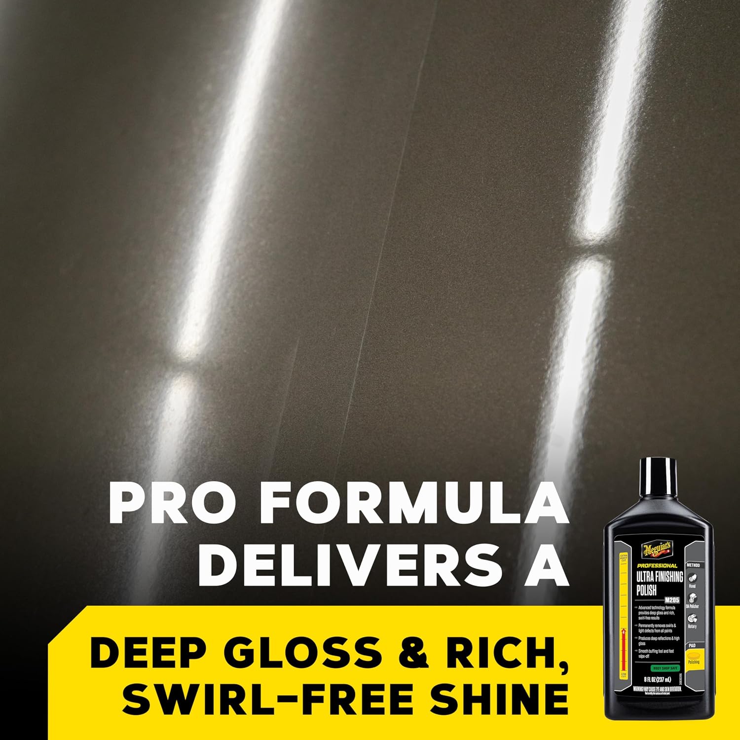 Meguiar's M20508 Mirror Glaze Ultra Finishing Polish -8 Oz Bottle