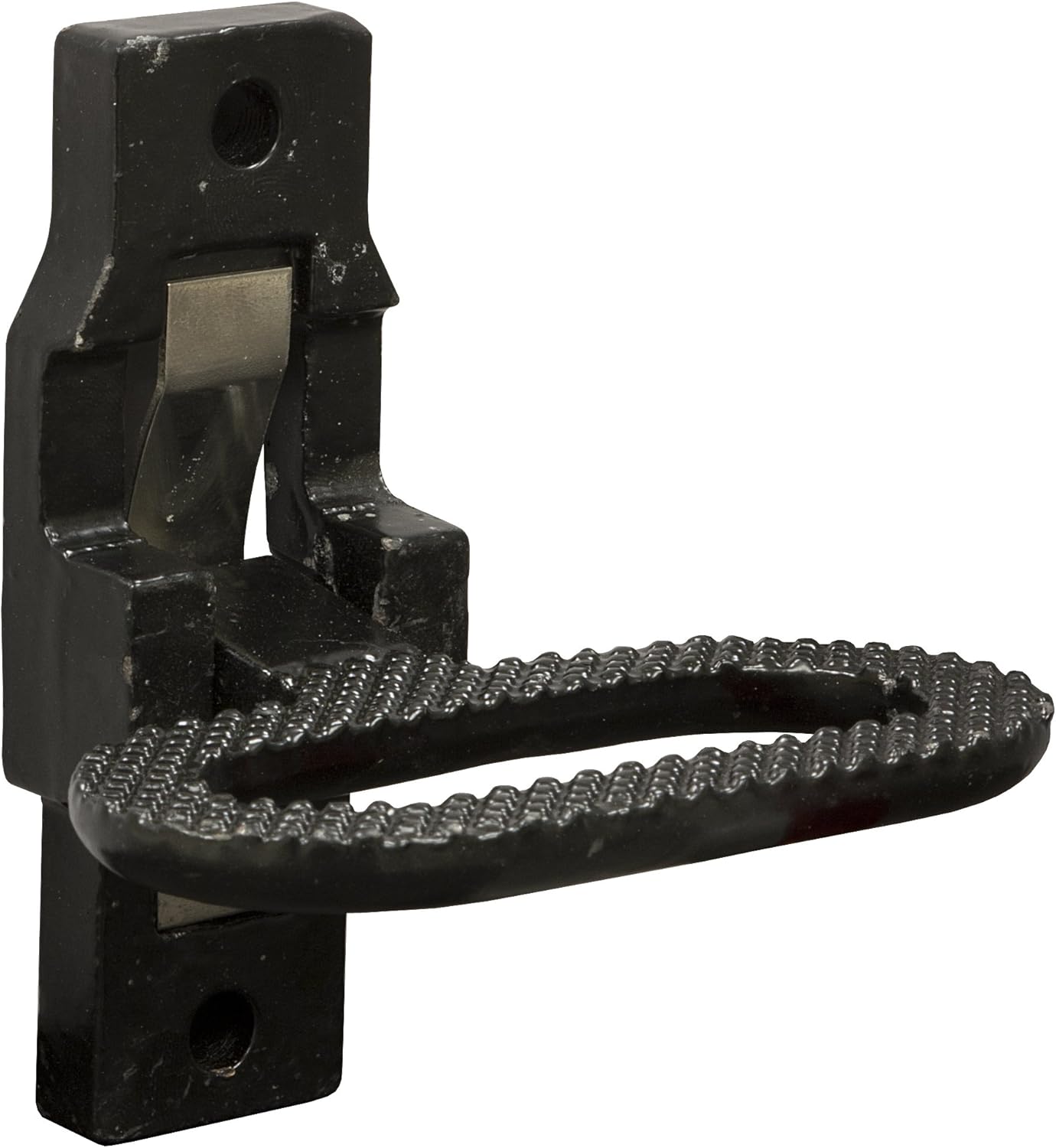 Buyers Products B2797BPC Folding Safety Step And Handle With Safety Storage, Black E-Coat Finish, Multi-Purpose Step And Grab Handle For Trucks, Trailers, Busses & RVs