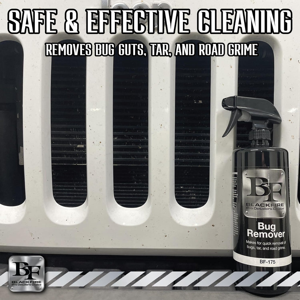 Blackfire Pro Detailers Choice Bug Remover | Specialized Automotive Spray Cleaner & Spot Treatment | Safe for Vehicle Paint | Removes Bugs Without Damage | BF-175 | 32oz