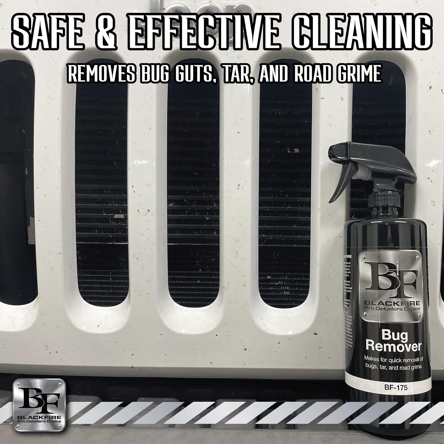 Blackfire Pro Detailers Choice Bug Remover | Specialized Automotive Spray Cleaner & Spot Treatment | Safe for Vehicle Paint | Removes Bugs Without Damage | BF-175 | 32oz