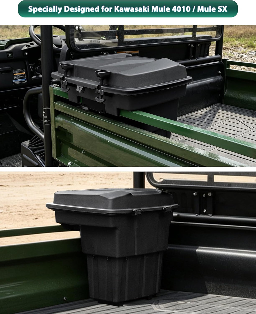 Cargo Storage Box for Kawasaki Mule 4010 2009-2026 / Mule SX 2017-2026 Accessories
