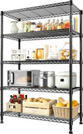 REIBII Storage Shelves, 5-Tire Wire Shelving Load 1000LBS Metal Shelves by REIBII
