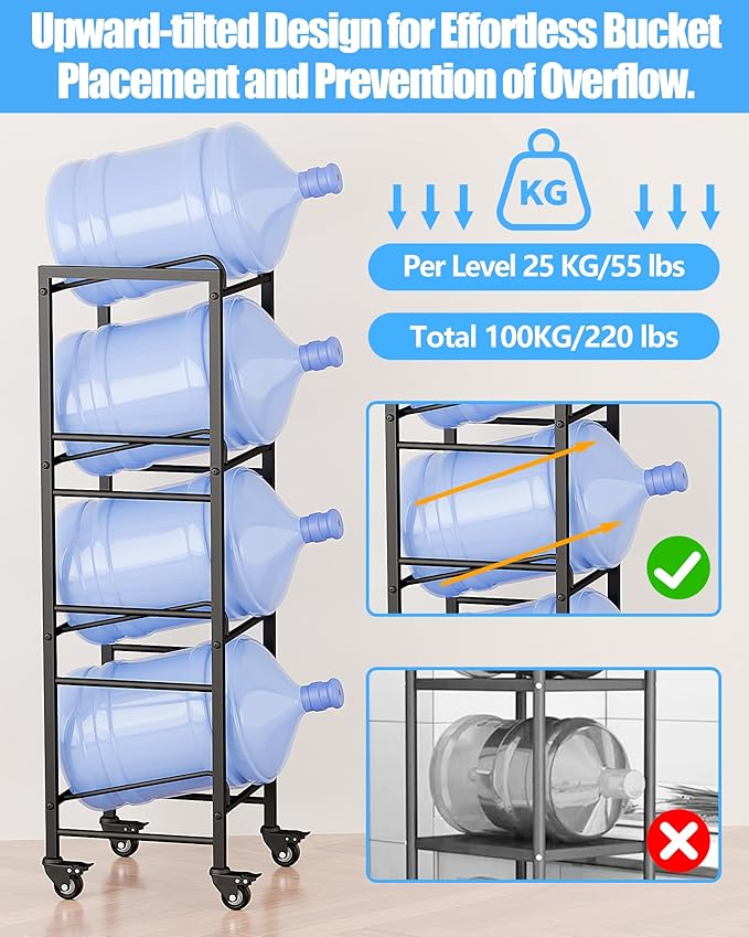 4 Tier 5 Gallon Water Rack - Image 5