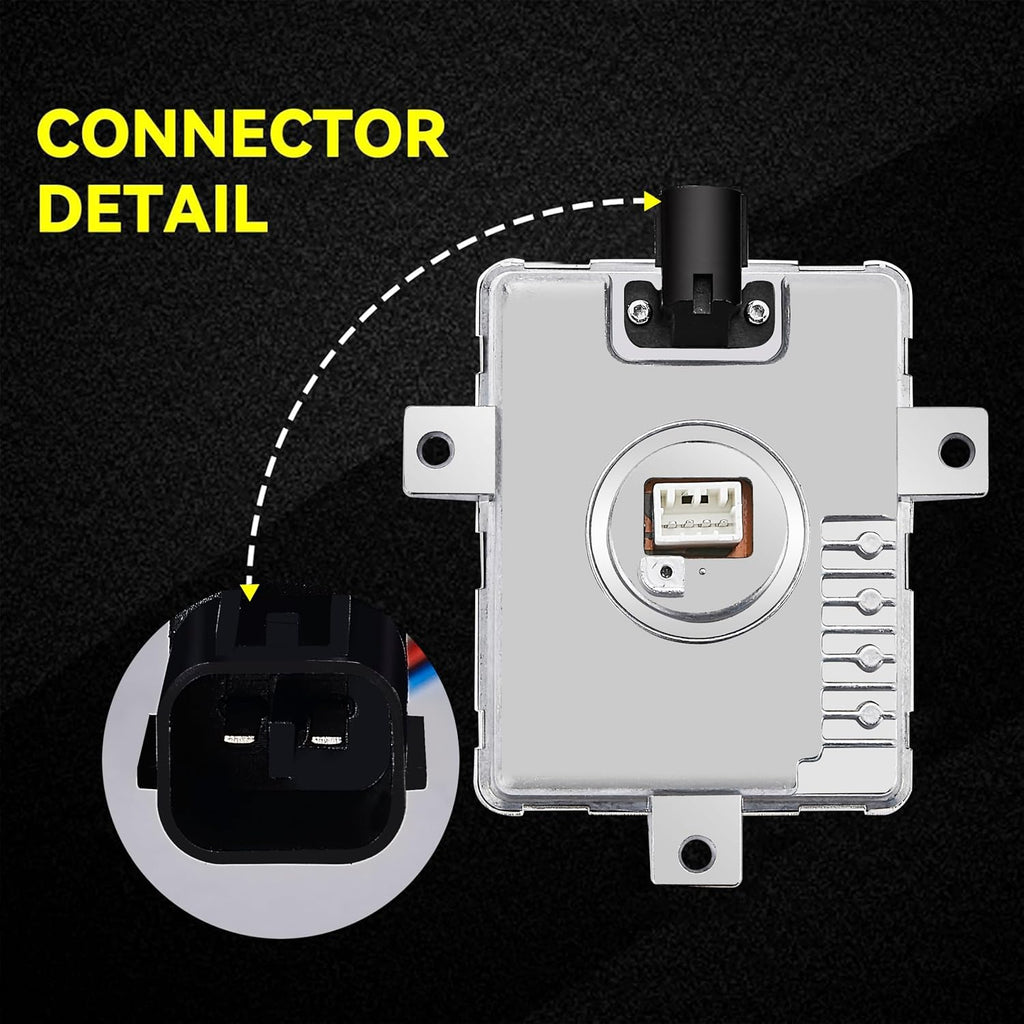 Xenon HID Headlight Ballast Unit Assembly with Igniter and D2S Bulb fit for 2002-2005 Acura TL / TSX/ TL Type-S, 2004-2006 Mazda 3, 2004-2009 Honda S2000 Replaces # W3T10471 X6T02971 X6T02981 W3T14371