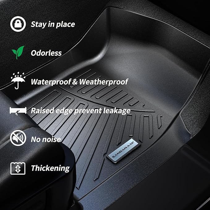 Floor Mats & Cargo Liner for 2024 2025 Mazda CX-90 CX90 PHEV 8 Seats（Not - Image 4