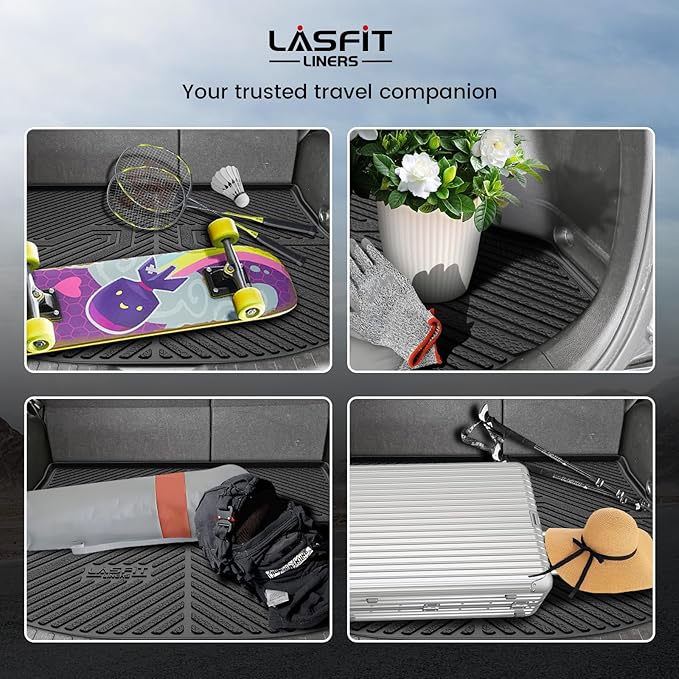 LASFIT Cargo Mat Fit for Toyota RAV4 2013-2018 TPE All Weather RAV4 Hybrid and - Image 8