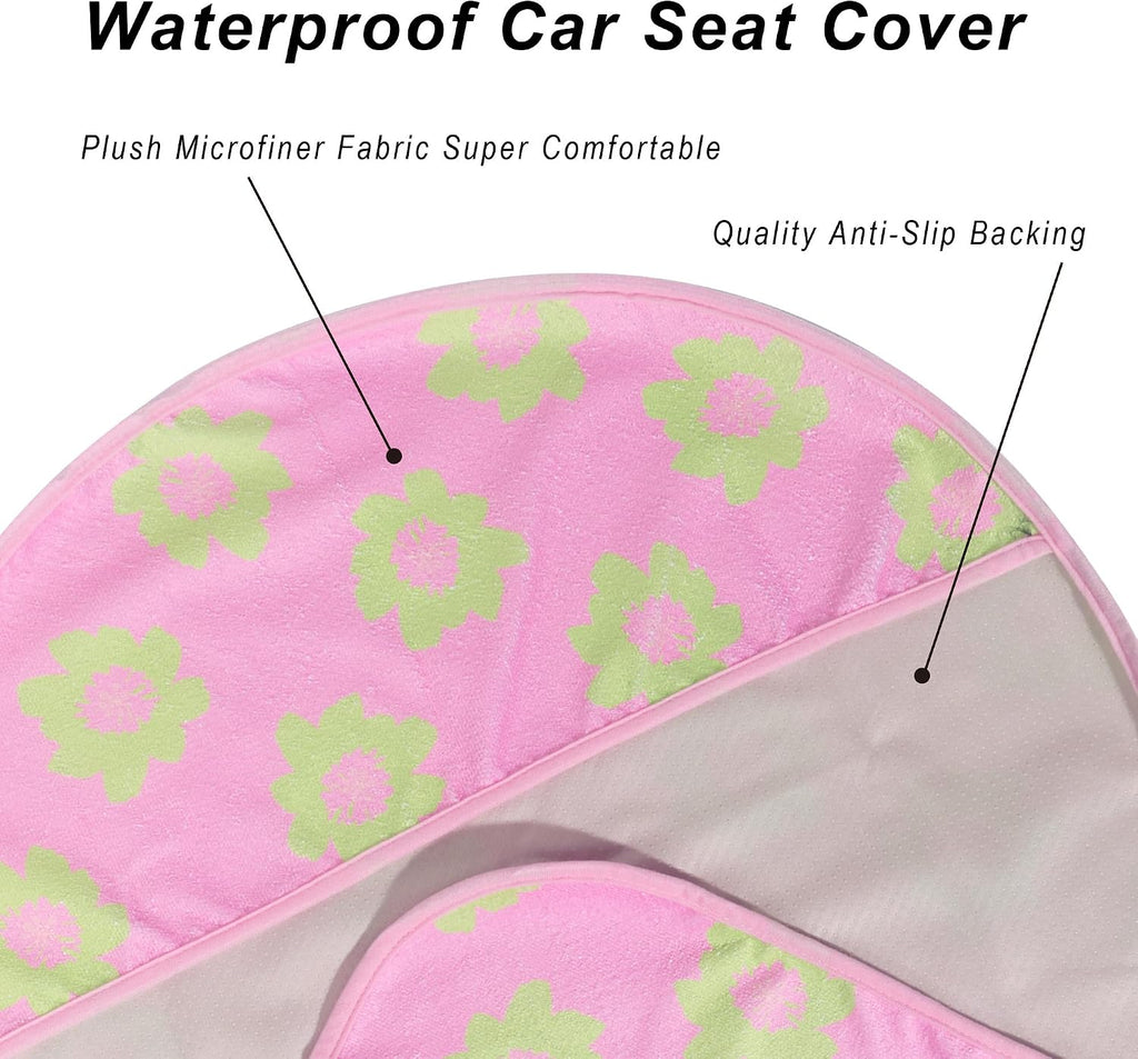 car seat cover protector front seats,for gym workout,running,swimming,beach showing dimensions