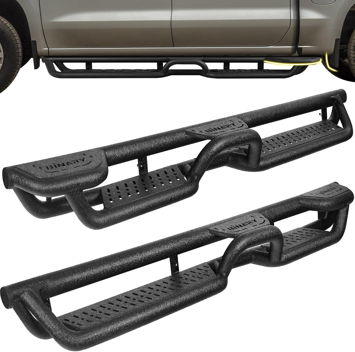 BINARY STAR 90 Inch Running Boards Compatible
