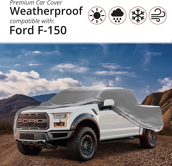 Car Covers Weatherproof Max Truck Cover & Warranty Compatible - Image 2