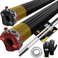 Garage Door Torsion Springs 250x2x30 Includes 1” Steel Bearing, and Winding Bars by GASHardware