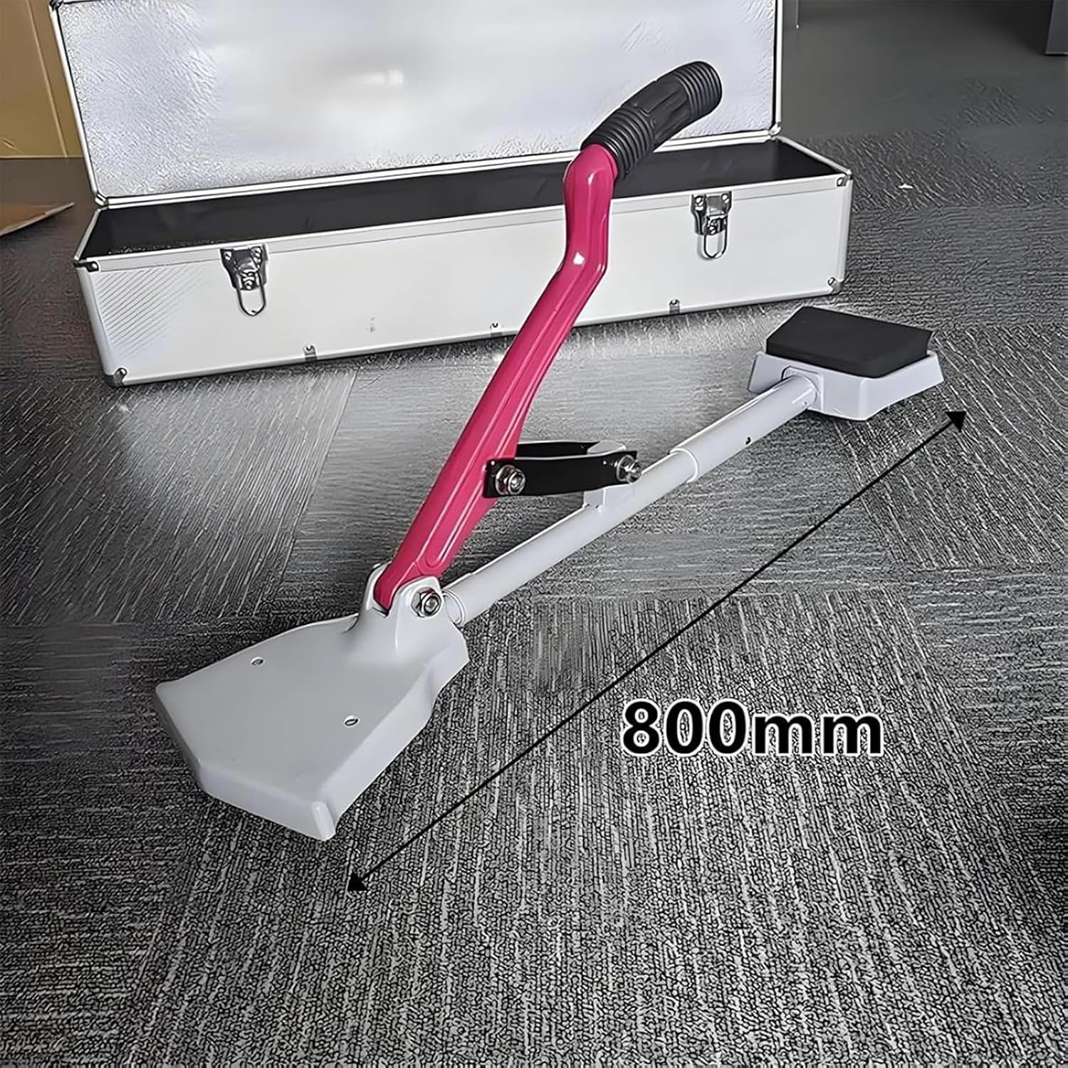 Carpet Stretcher Knee Kicker, Kneeless Carpet Stretcher, Non Slip Handle, Cutter Carpet Installation Tool Kit, for DIY & Flooring Projects