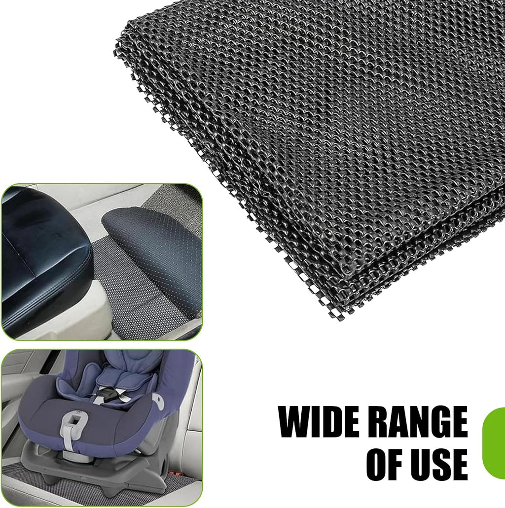 Car Roof Anti-Slip Mat, 39" x 47" Cuttable Anti-Scratch Luggage Paint Protective Pad, Drainage Breathability Cargo Storage Mat, Universal for Most Car Roof Trunk Floor (Black)