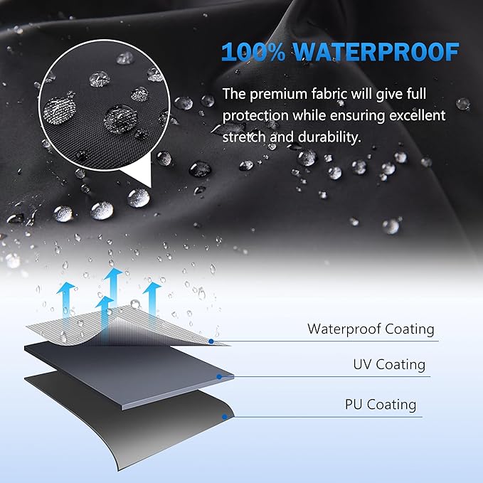 MORNYRAY ATV Cover Waterproof Heavy Duty Universal Quad Cover Outdoor Storage - Image 4