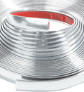25FT Chrome Trim,Chrome Trim Molding,Car Accessories Chromes Strips for Cars,Body Side Molding Trim,Chromes Trim Tape,1/2" Automotive Trim Molding for Used on Car Bumpers,Sides,Door,Roofs