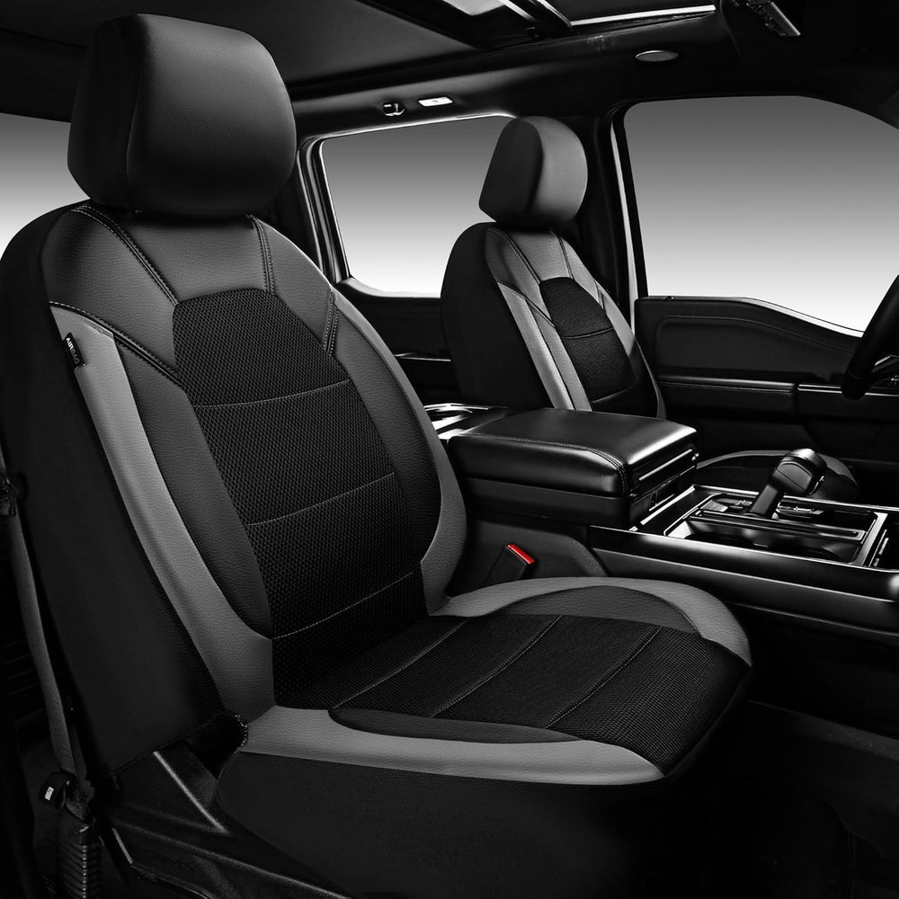 CAR PASS Leather Seat Covers, Automotive Sport Car Seat Cover Super 5mm Compo...