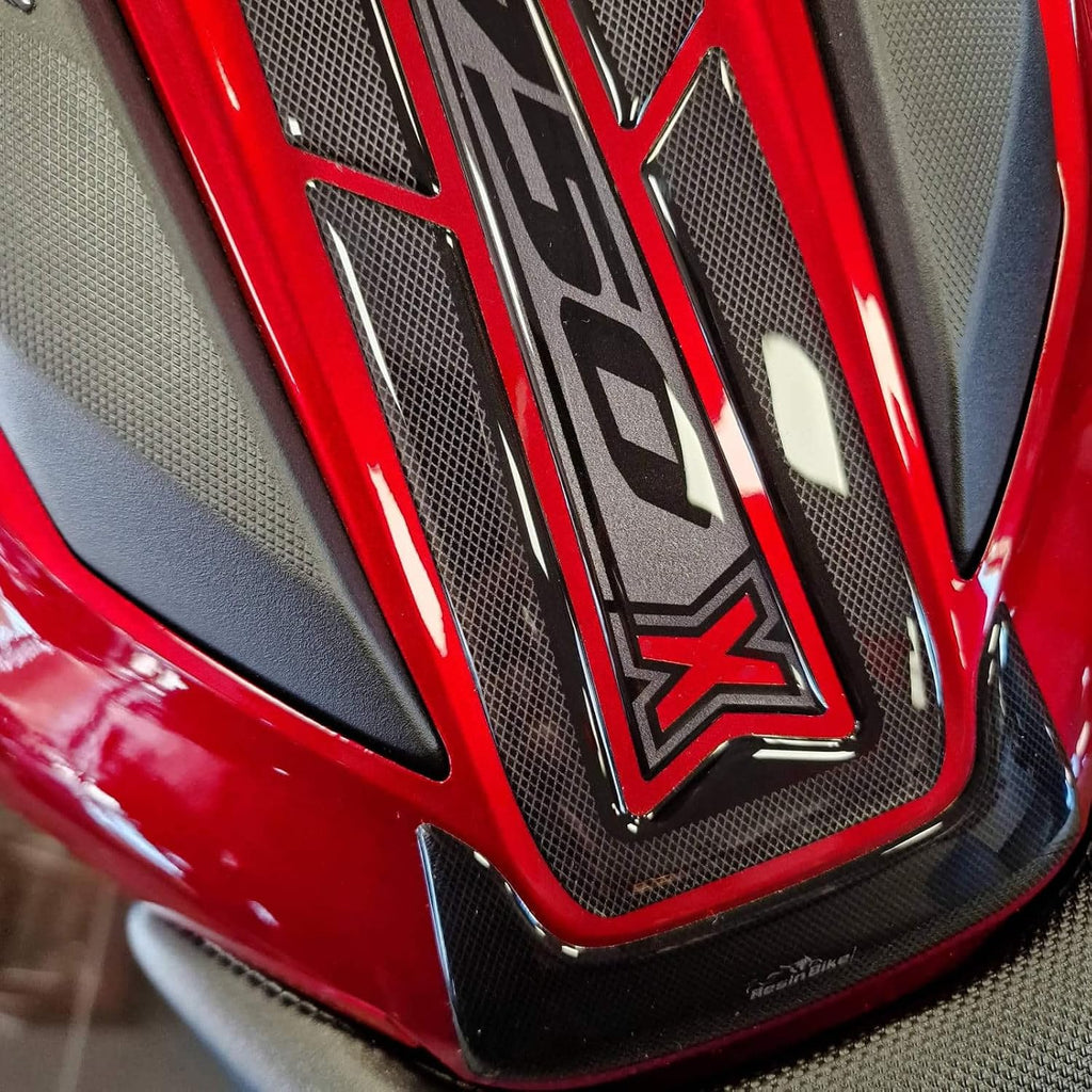 Resin Bike Motorcycle Stickers Compatible with Honda NC750X 2021-2023. Motorcycle Protection Tank from Bumps and Scratches. 3D Stickers Resin - Made in Italy
