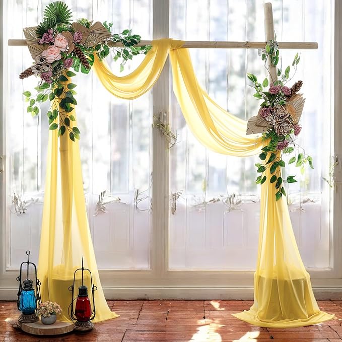 MDS Halloween Chiffon Draping Fabric - 1 Panel, 30" Wide x 75ft Long - S...