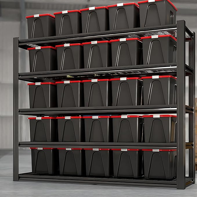62" W x 24" D x 72" H Garage Shelving Heavy Duty Metal Shelving 3500LBS Storage - Image 6
