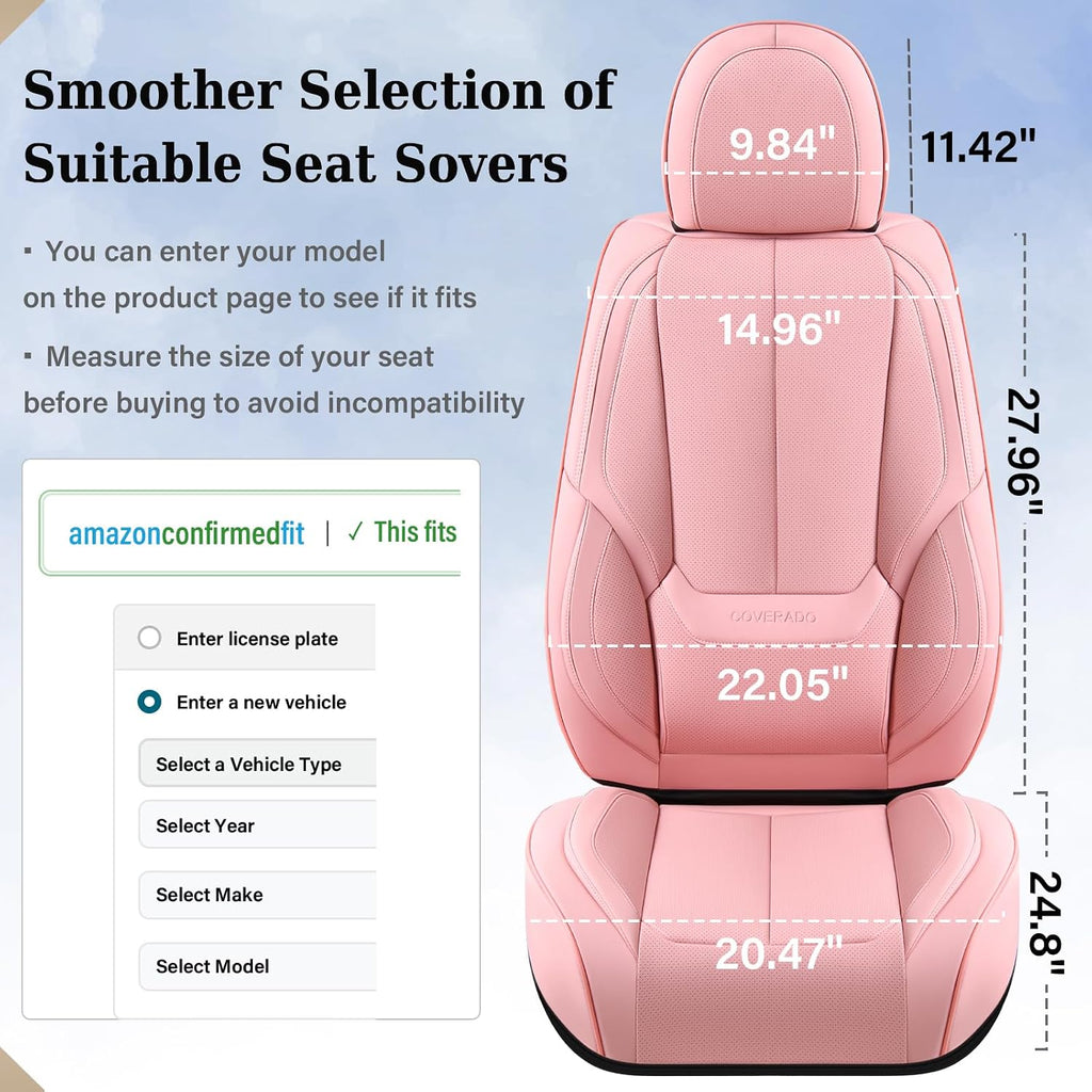 coverado car seat covers full set, seat covers on a desk or shelf