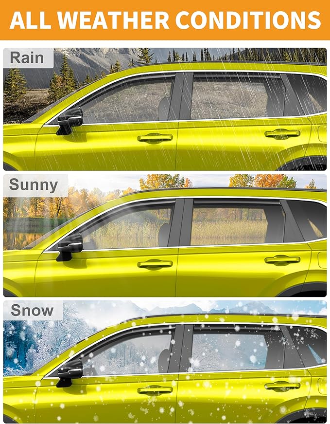 in-Channel Window Rain Guards Fit - Image 6